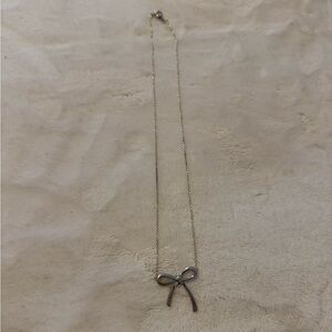 Bow Tiffany and Co. necklace